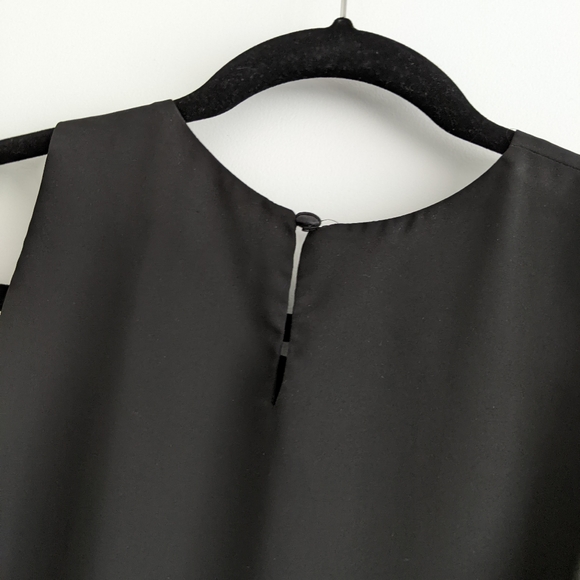 Zara double tier chiffon top - Picture 4 of 6